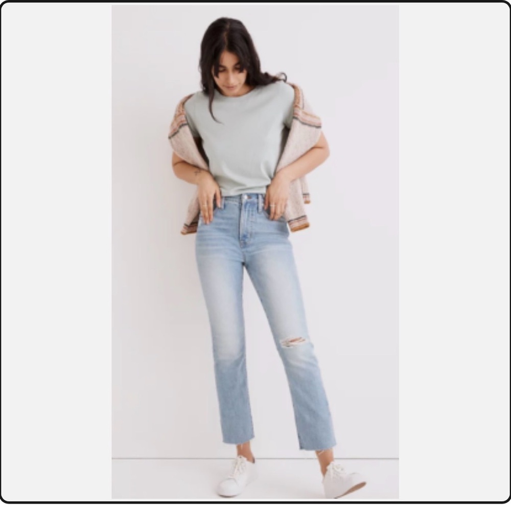 Petite Madewell The Perfect Vintage Jean | Ripped/Destroyed | 26